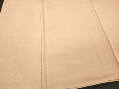 平和屋着物■上質な色無地　枝葉地紋　淡香色　正絹　逸品　CABN4526oy