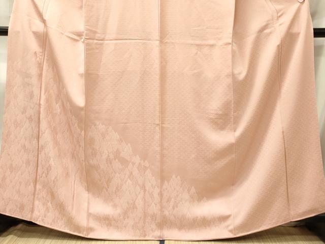 平和屋着物■訪問着　樹林地紋　虹色　正絹　逸品　CABN4550oy