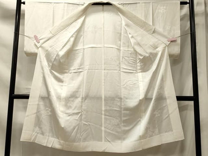 平和屋着物■長襦袢　無双仕立て　雲取り松地紋　正絹　逸品　未使用　CABN4551oy