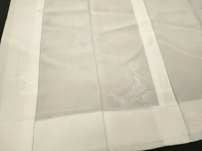平和屋着物■長襦袢　無双仕立て　雲取り松地紋　正絹　逸品　未使用　CABN4551oy