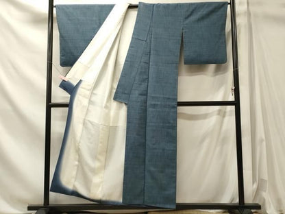 平和屋着物■上質な紬　霞文　正絹　逸品　CABN4563oy