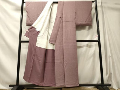 平和屋着物■江戸小紋　作家物　鮫小紋柄　鬼しぼ縮緬　正絹　逸品　CABN4565oy