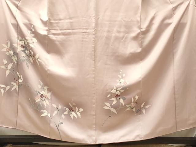 平和屋着物■訪問着　枝花文　正絹　逸品　CABN4570oy