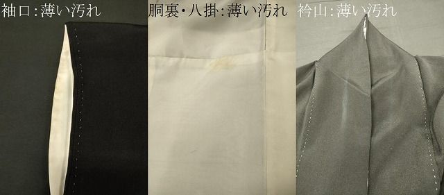 平和屋着物■豪華黒留袖　刺繍　尾長鳥枝梅文　金彩　正絹　逸品　CABN4579oy
