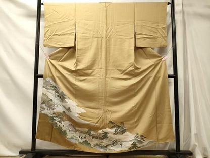 平和屋着物■豪華色留袖　人物風景文　暈し染め　正絹　逸品　CABN4591oy
