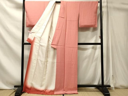 平和屋着物■江戸小紋　葡萄蔦の葉文　正絹　逸品　未使用　CABN4604oy
