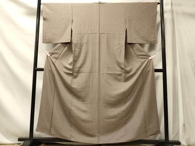 平和屋着物■江戸小紋　扇子文　正絹　逸品　CABN4608oy