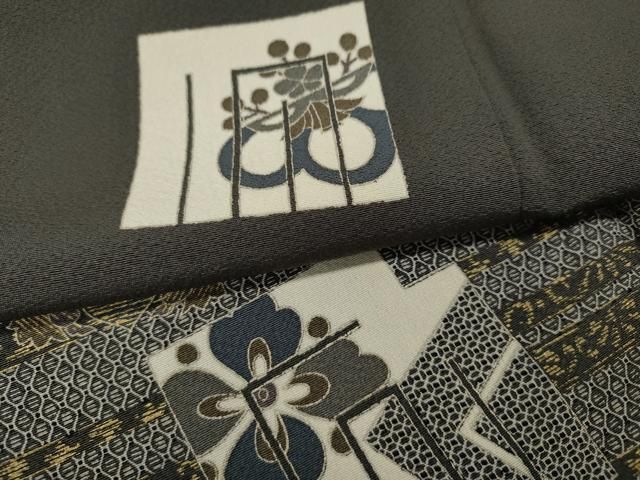 平和屋着物●訪問着　源氏香花文　金彩　正絹　逸品　未使用　CABN4833ut