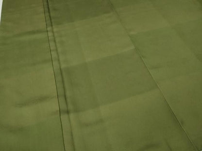 平和屋着物●上質な小紋　紗綾形花地紋　格子柄　正絹　逸品　CABN4840ut