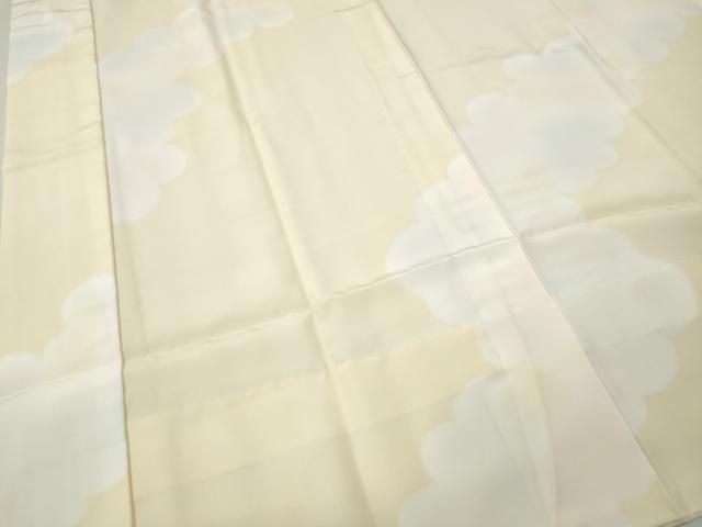 平和屋着物●長襦袢　無双仕立て　舞花文　暈し染め　正絹　逸品　CABN4844ut