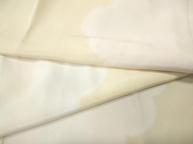 平和屋着物●長襦袢　無双仕立て　舞花文　暈し染め　正絹　逸品　CABN4844ut