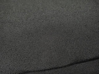 平和屋着物●江戸小紋　鮫小紋柄　黒地　正絹　逸品　CABN4870ut