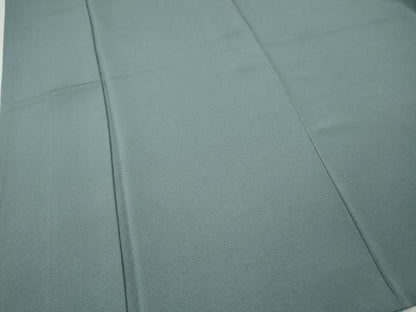 平和屋着物●上質な色無地　水浅葱色　正絹　逸品　CABN4874ut