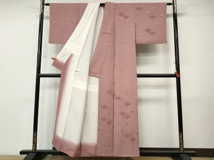平和屋着物●訪問着　菱花文　正絹　逸品　CABN4877ut