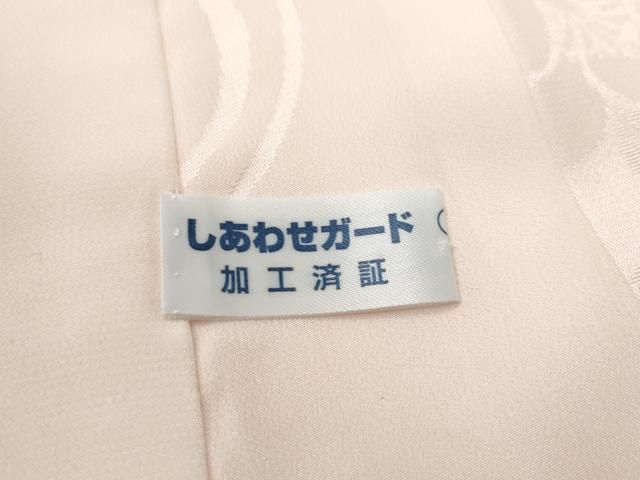 平和屋着物●振袖用長襦袢　無双仕立て　流水地紙花地紋　暈し染め　正絹　逸品　CABN4880ut