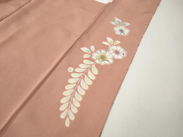 平和屋着物●訪問着　辻が花　駒刺繍　金彩　正絹　逸品　CABN4889ut