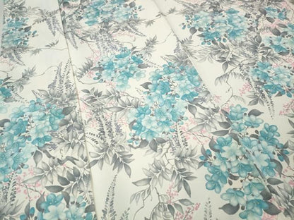 平和屋着物●上質な小紋　藤花房　枝花文　正絹　逸品　CABN4891ut