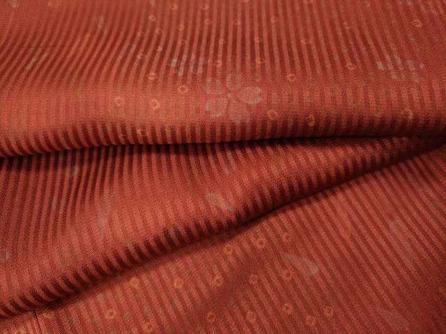 平和屋着物●創作　長襦袢　袷　舞花間道　正絹　逸品　CABN4904ut