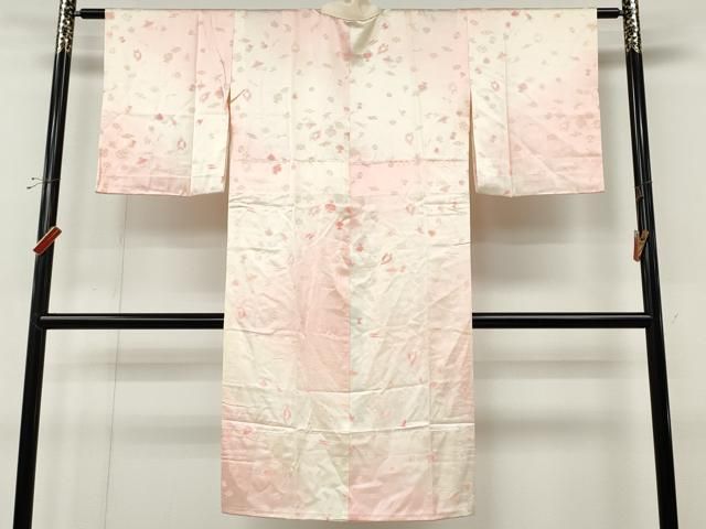 平和屋着物●長襦袢　無双仕立て　宝尽くし文　暈し染め　正絹　逸品　CABN4907ut