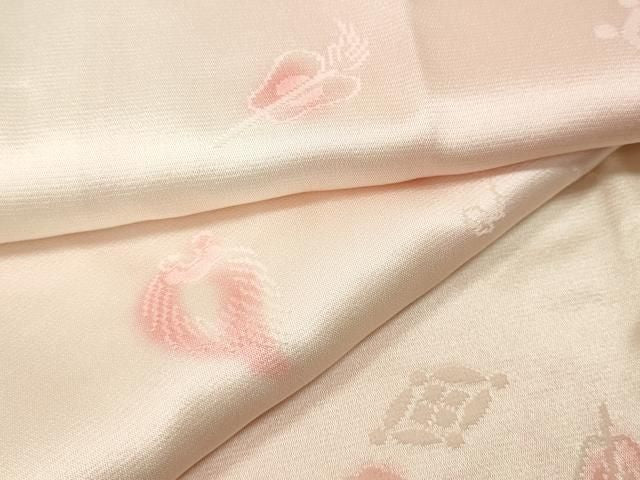 平和屋着物●長襦袢　無双仕立て　宝尽くし文　暈し染め　正絹　逸品　CABN4907ut