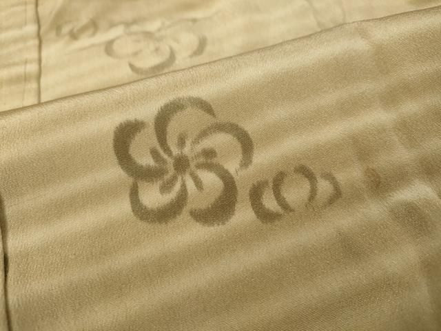 平和屋着物●長襦袢　袷　舞梅文　正絹　逸品　CABN4909ut