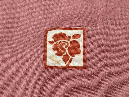 平和屋着物●女優・後藤久美子ブランド　振袖　草花文　金彩　正絹　逸品　CABN4918ut