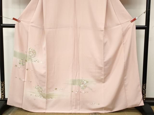 平和屋着物●訪問着　友禅　作家物　花籠文　暈し染め　正絹　逸品　CABN4929ut