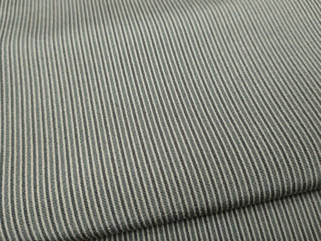 平和屋着物●江戸小紋　寺山存男　縞　正絹　逸品　CABN4933ut