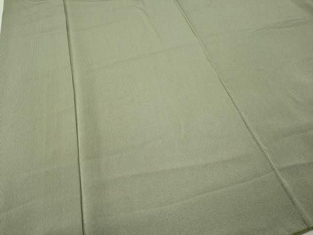 平和屋着物●江戸小紋　万筋　岩井茶色×絹鼠色　正絹　逸品　CABN4937ut