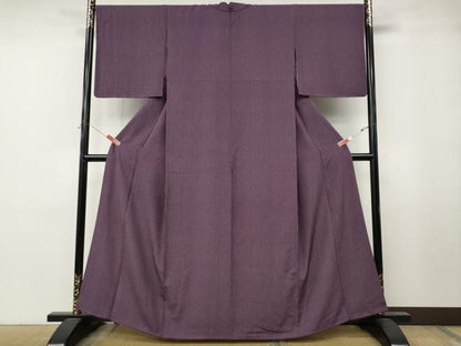 平和屋着物●江戸小紋　霞文　正絹　逸品　未使用　CABN4938ut