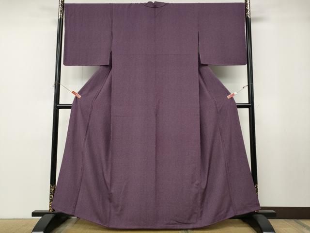 平和屋着物●江戸小紋　霞文　正絹　逸品　未使用　CABN4938ut
