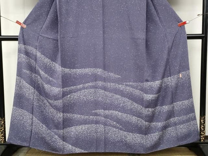 平和屋着物●訪問着　作家物　霞遠山文　正絹　逸品　未使用　CABN4939ut