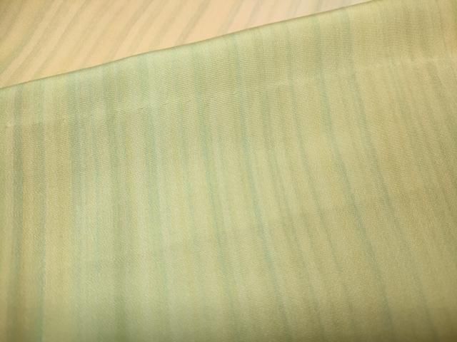 平和屋着物●長襦袢　無双仕立て　縞　暈し染め　やまと誂製　正絹　逸品　CABN4941ut