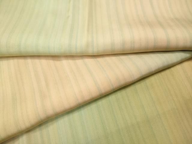 平和屋着物●長襦袢　無双仕立て　縞　暈し染め　やまと誂製　正絹　逸品　CABN4941ut