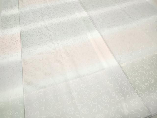 平和屋着物●洗える最高級着物　＜英＞はなぶさ謹製　長襦袢　無双仕立て　横段花唐草地紋　暈し染め　洗える着物　CABN4946ut