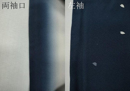 平和屋着物●上質な小紋　舞桜　金彩　正絹　逸品　CABN4949ut