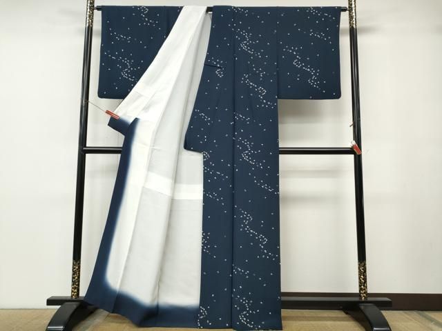 平和屋着物●上質な小紋　舞桜　金彩　正絹　逸品　CABN4949ut