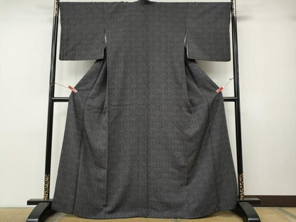 平和屋着物●上質な小紋　吉祥花文　正絹　逸品　CABN4950ut