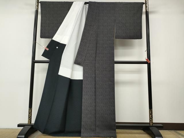 平和屋着物●上質な小紋　吉祥花文　正絹　逸品　CABN4950ut