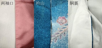 平和屋着物●豪華振袖・長襦袢セット　辻が花　絞り　暈し染め　金彩　正絹　逸品　CABN4953ut