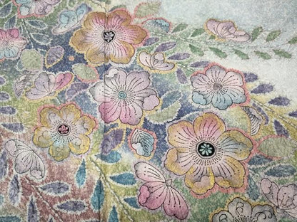 平和屋着物●豪華振袖・長襦袢セット　辻が花　絞り　暈し染め　金彩　正絹　逸品　CABN4953ut