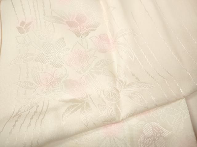 平和屋着物●振袖用長襦袢　袷　枝花地紋　暈し染め　正絹　逸品　CABN4956ut