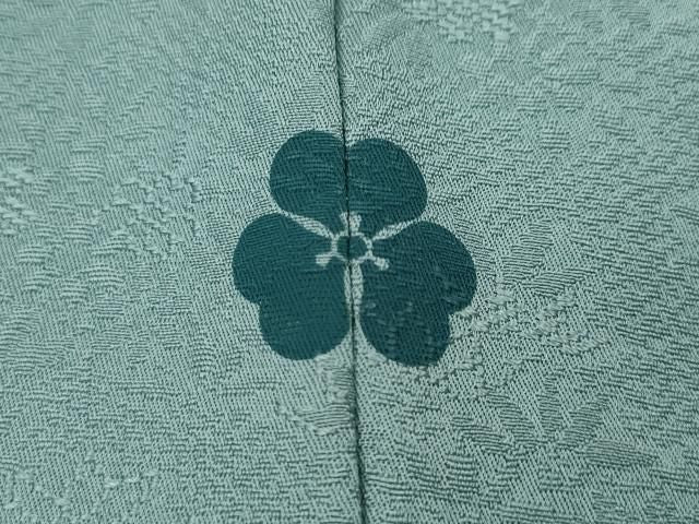 平和屋着物●上質な色無地　万寿菊草花地紋　瓶覗色　ロング丈　正絹　逸品　未使用　CABN4961ut