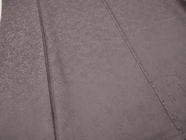 平和屋着物●上質な色無地　南天地紋　紅藤色　正絹　逸品　CABN4962ut