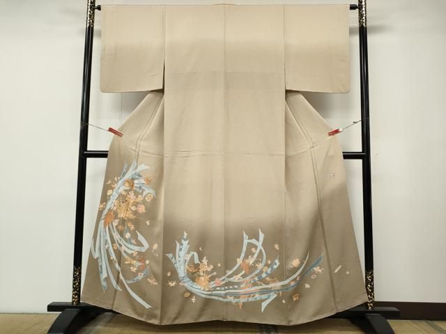 平和屋着物●豪華色留袖　作家物　束ね熨斗宝尽くし文　暈し染め　金糸　正絹　逸品　CABN4963ut