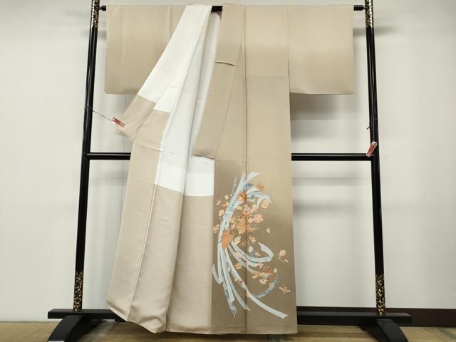平和屋着物●豪華色留袖　作家物　束ね熨斗宝尽くし文　暈し染め　金糸　正絹　逸品　CABN4963ut