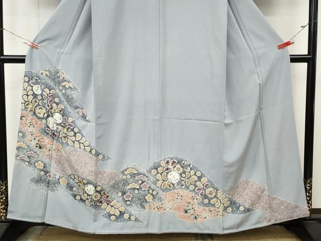 平和屋着物●豪華色留袖　辻が花　絞り　正絹　逸品　CABN4965ut