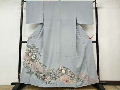平和屋着物●豪華色留袖　辻が花　絞り　正絹　逸品　CABN4965ut