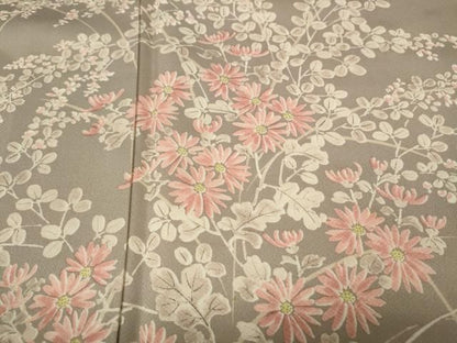 平和屋着物●訪問着　草花尽くし　正絹　逸品　CABN4967ut
