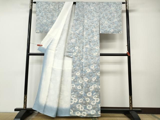 平和屋着物●訪問着　草花文　正絹　逸品　CABN4970ut